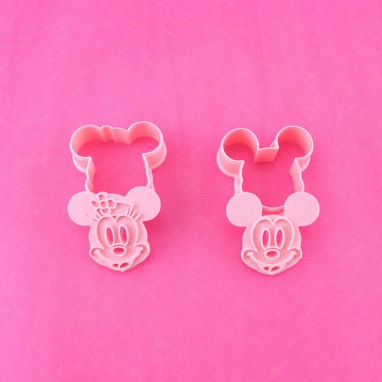 Plätzchenausstecher 2er Set. 5,5 cm - keks-form-Micky - Mytortenland